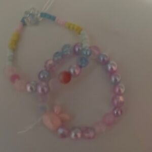 Colorful Beaded Kids Bracelet Set